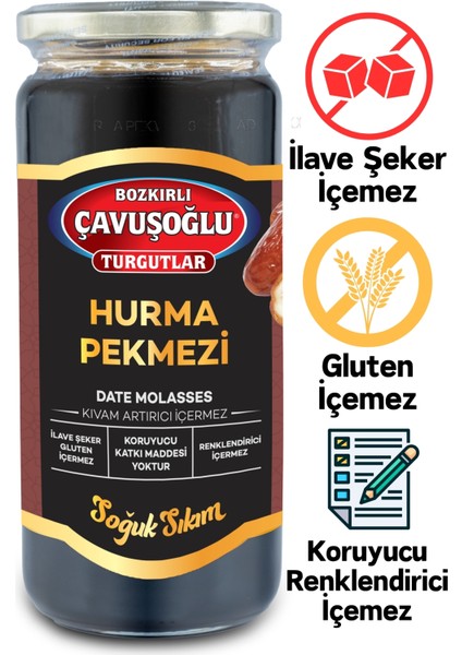 Soğuk Sıkım Hurma Pekmezi 620g Glukoz Içermez