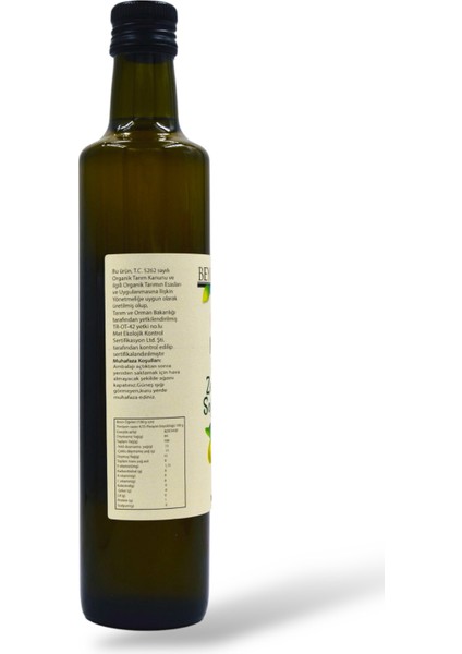Organik Soğuk Sıkım Sızma Zeytinyağı 500ML modelleri