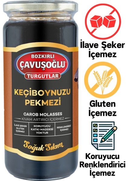 Soğuk Sıkım Harnup Keçiboynuzu Pekmezi 620g