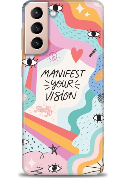 Samsung Galaxy S21 Plus Kılıf Hd Baskılı - Manifest Your Vision