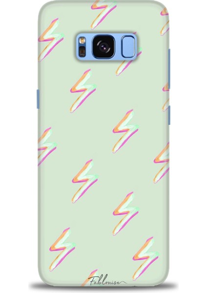 Samsung Galaxy S8 Kılıf Hd Baskılı - Şimşekler