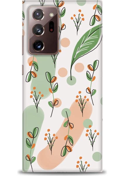 Samsung Galaxy Note 20 Ultra Kılıf Hd Baskılı - Flower Pattern