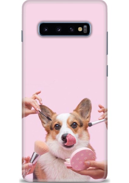 Samsung Galaxy S10 Plus Kılıf Hd Baskılı - Sevimli Köpek