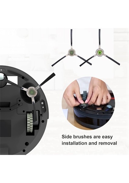 Okp K7 / K8 / L3 / Lefant M201 / T800 / U180 / M501-B / F1 / T700 / M520/M571/M301 Yan Fırça Yedek Parça Için 8 Adet (Yurt Dışından) fiyatları