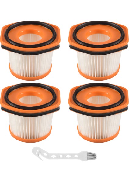 Shark Wandvac Sistemi Için 4 Paket Yedek Vakum Filtresi WV360 WS620 WS630 WS632 WS632BLBRN WS632GDBRN, Parça XFFWV360 (Yurt Dışından)