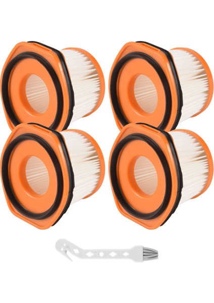 Shark Wandvac Sistemi Için 4 Paket Yedek Vakum Filtresi WV360 WS620 WS630 WS632 WS632BLBRN WS632GDBRN, Parça XFFWV360 (Yurt Dışından)