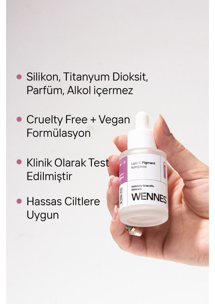 Lipo-C Pigment Kompleksi Serum |leke Bakımı, Anti-Aging ve Aydınlatıcı+ Çörek Otu LUNA22