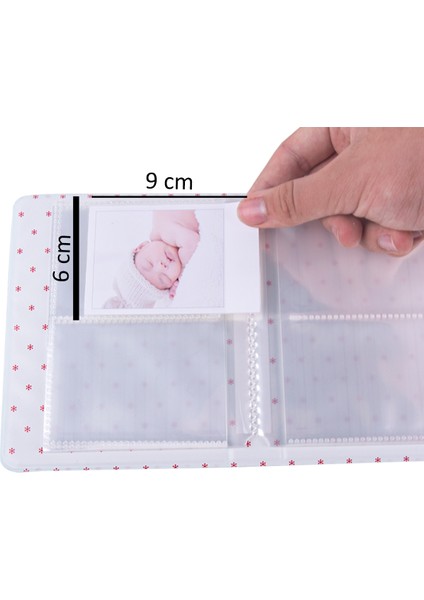 65 Fotoğraf Kapasiteli Pencereli Yeşil Instax Polakart Fotoğraf Albümü