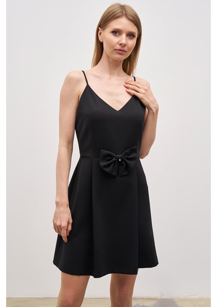 Ön Fiyonklu-Innce Askılı Elbise fiyatları