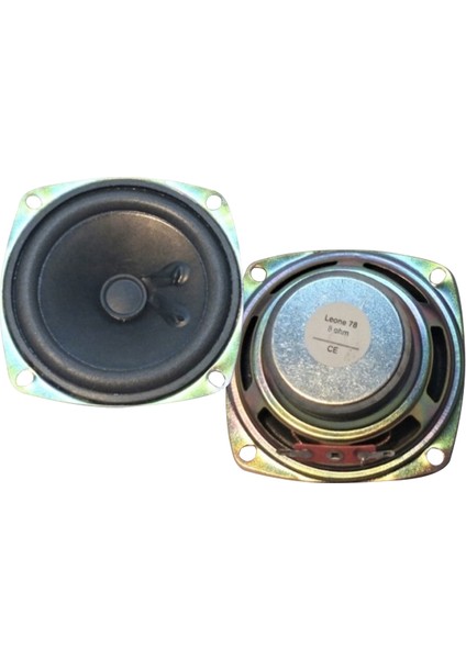 78 3 7.7 cm 8 Ohm Twetersız Tekli Plastik Çerçeveli Hoparlör (Bass Hoparlör)