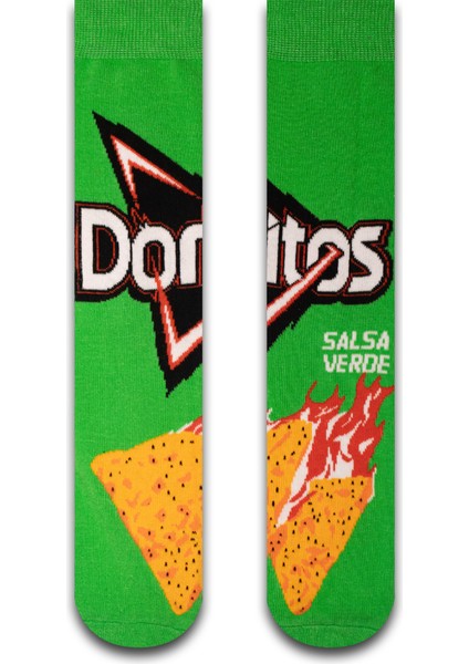 Doritos Cips Desenli Unisex Çorap