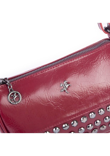 Vera Çanta Nas Bag Mini Kadın Taşlı Zımbalı Omuz ve Çapraz Baget Çanta modelleri