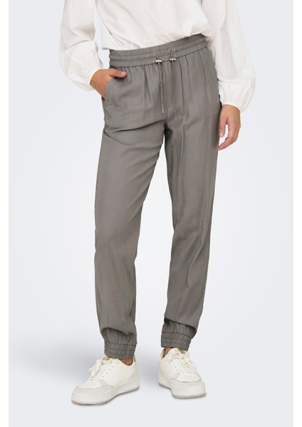 Onlkelda Regular Fit Normal Bel Lastikli Paça Cepli Jogger Pantolon Bayan Pantolon 15203946
