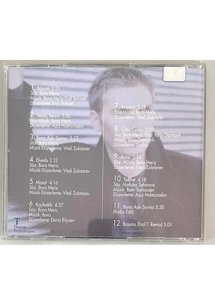 Bora Meriç Bana Aşkı Sorma CD (Orjinal Dönem Baskı)