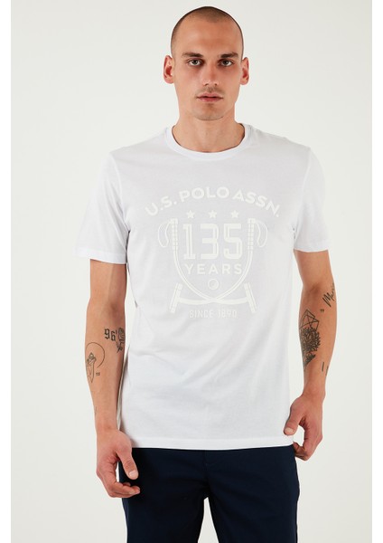 U.s. Polo % 100 Pamuk Regular Fit Bisiklet Yaka Logo Baskılı T Shirt Erkek T Shirt G081SZ0112105708 fiyatları