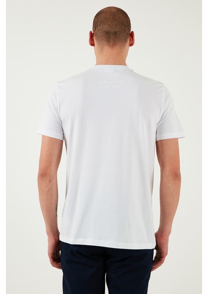 U.s. Polo % 100 Pamuk Regular Fit Bisiklet Yaka Logo Baskılı T Shirt Erkek T Shirt G081SZ0112105708 fırsatları