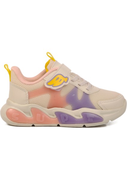 Krem-Pudra Tekstil Çocuk Spor Ayakkabı 1884 P modelleri