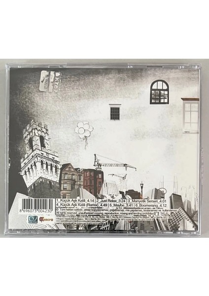 Banu Ünüvar Küçük Aşk Katili CD (Orjinal Dönem Baskı Jelatininde Sıfır)