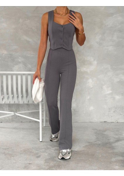 Kadın Jakar Yelekli Takım modelleri