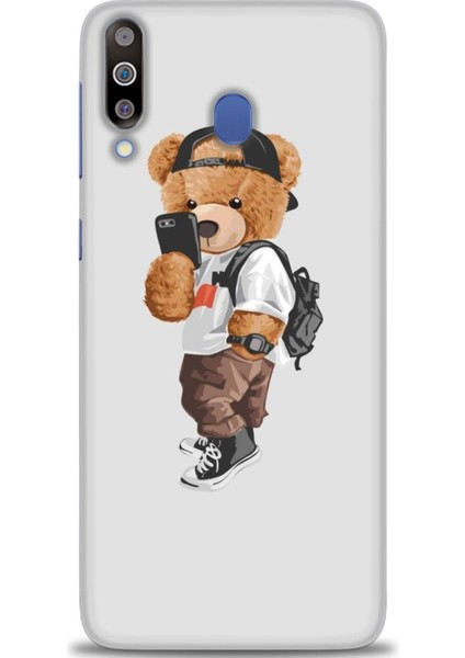 Samsung Galaxy M30 Kılıf Hd Baskılı - Teddy Bear Cool