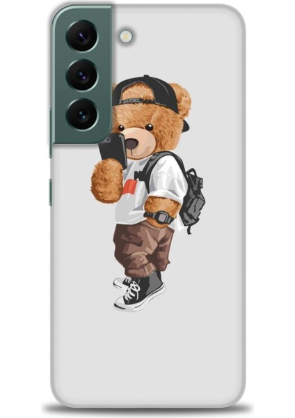 Samsung Galaxy S22 Kılıf Hd Baskılı - Teddy Bear Cool