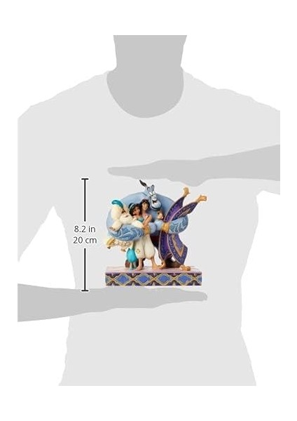 Traditions Group Hug Aladdin Figürü, Çok Renkli