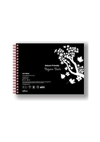 Color Çizim Eskiz Defteri Spiralli 120 Gr. Lacivert