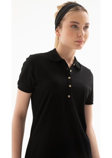 25Y0499K1 Kadın Polo Yaka Elbise