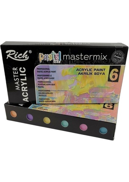 Gold Master Mix Pastel Set 6 Lı