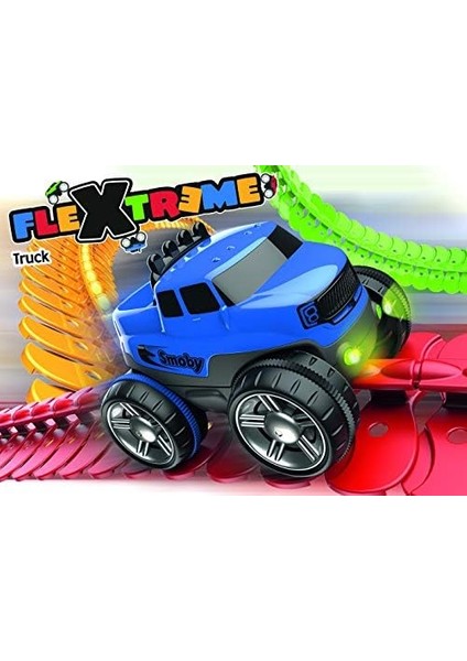 180906, Smoby Flextreme Kamyon, Çıkarılabilir ve Değiştirilebilir Gövde, Işıklı, Outdoor, Pilli, Smoby Flextreme Truck