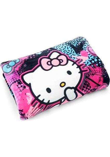 Hello Kitty Bulut Sherpa Pijama Çantası, 68,5 cm x 157,5 Cm, Slumber Kitty