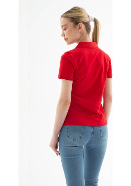 25Y0603K1 Kadın Polo V Yaka T-Shirt fırsatları