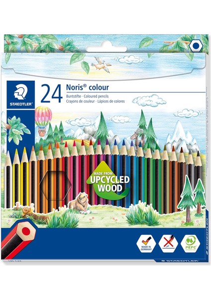 185 C24 Noris Color Kuru Boya 24'lü