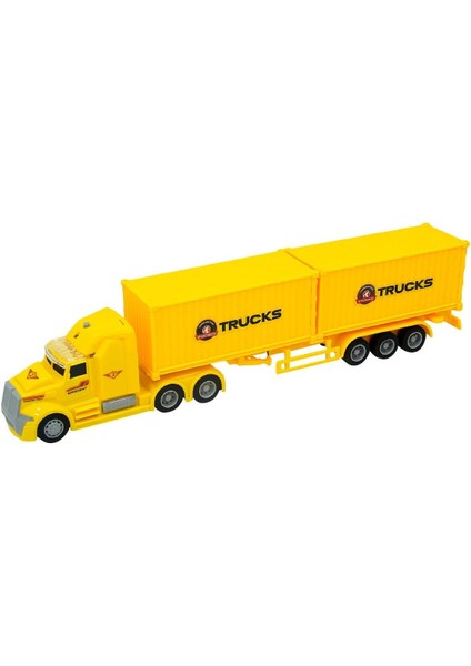 Wheels Sun-Yfn-Mxx-1/50 Tir Konteyner Ikili 36 Cm, Ses/ışık Fr. 2A
