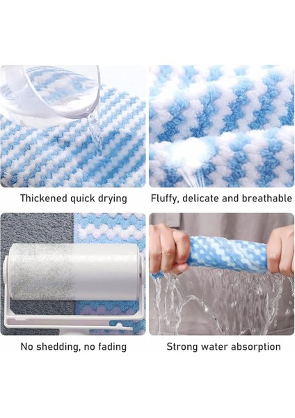 3 Adet 38 x 38 cm Mikrofiber Temizlik Karışık Renk Toz Süngeri Bulaşık Yıkama Bulaşık Süngeri fiyatları