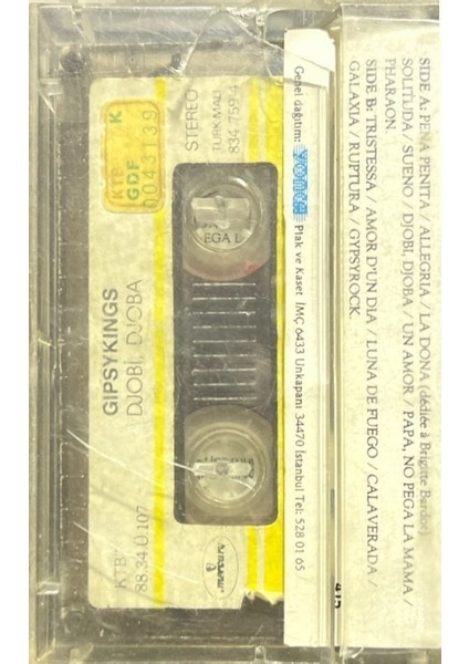 Gipsy Kings Djobi, Djoba Kaset fiyatları