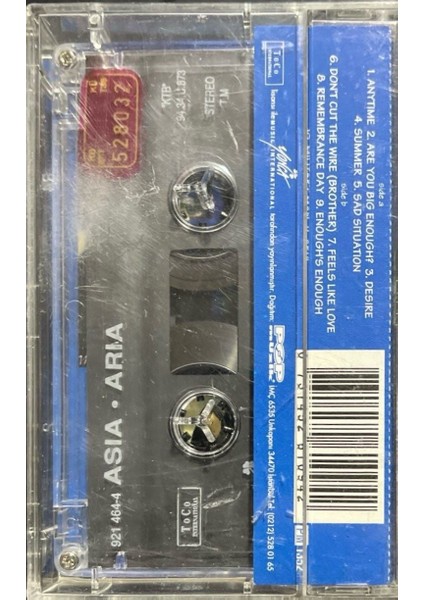 Asia Aria Kaset fiyatları