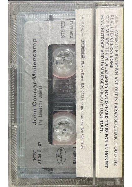 John Cougar Mellencamp The Lonesome Jubilee Kaset fiyatları