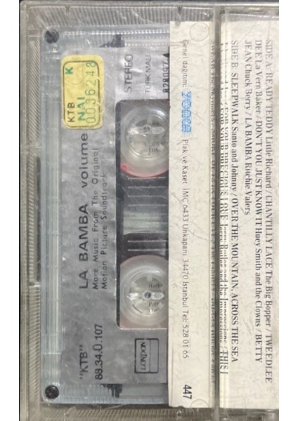 La Bamba 2 Kaset fiyatları