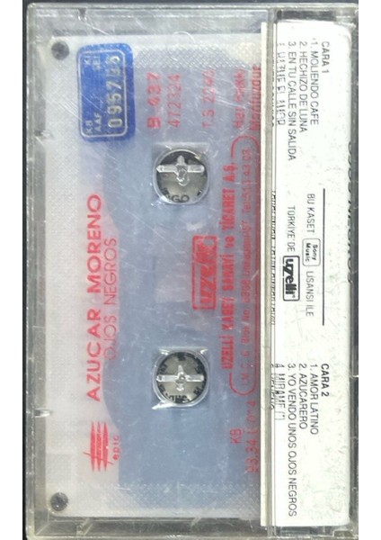 Azucar Moreno Ojos Negros Kaset fiyatları