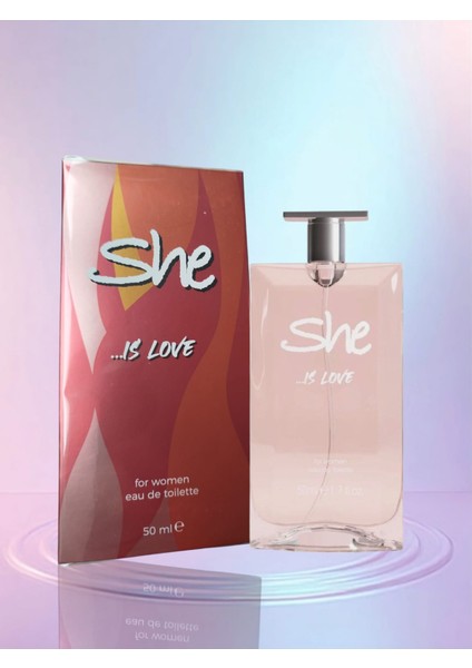 She Is Love Kadın Parfümü Edt 50 ml fiyatları