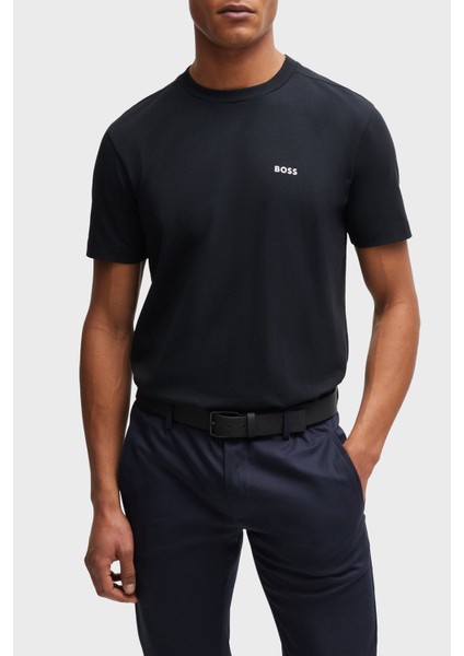 Streç Pamuklu Bisiklet Yaka Regular Fit T Shirt Erkek T Shirt 50506373 402