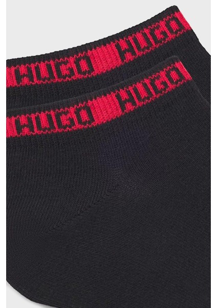 Streç Pamuklu Logolu 2 Pack Çorap Erkek Çorap 50516394 001 fiyatları