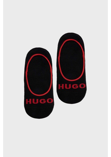 Logolu % 100 Pamuk Babet 3 Pack Çorap Erkek Çorap 50514921 001