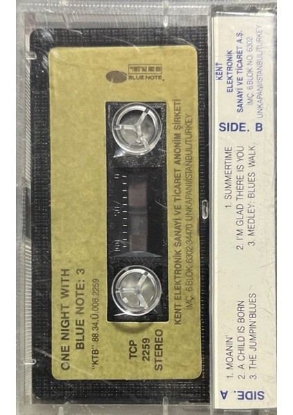 One Night With Blue Note:3 Jazz Club Vol:10 Kaset fiyatları