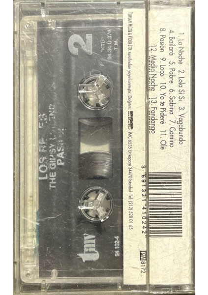 Los Reyes The Gipsy Legend Pasion Kaset fiyatları