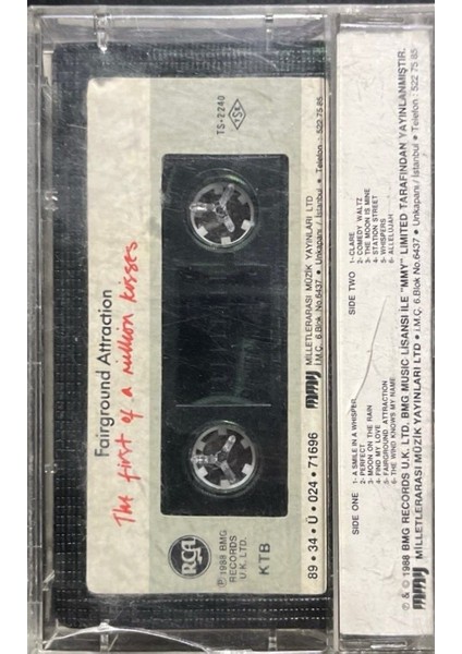 Fairground Attraction The First Of A Million Kisses Kaset fiyatları