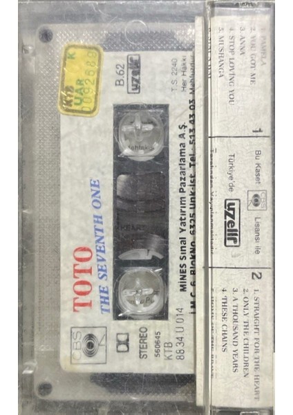 Toto The Seventh One Kaset fiyatları