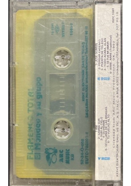 Flamenco Total El Mondao Y Su Grupo Kaset fiyatları