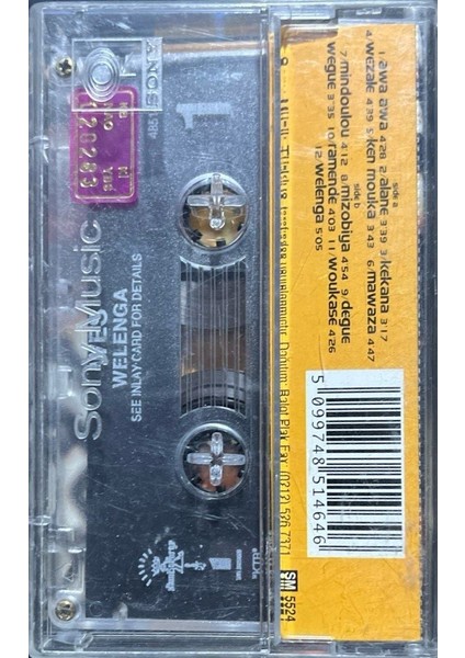 Wes Welenga Kaset fiyatları